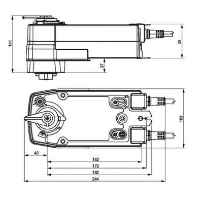Belimo SRF24A-SZ Электропривод шарового клапана