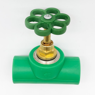 Вентиль запорный полипропиленовый DN 20х1/2" Interplast PPR Green под пайку (790100120)