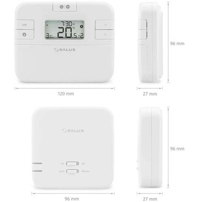 Недельный программатор котла Salus RT510RF безпроводной (615202636) Недельный программатор котла Salus RT510RF безпроводной (615202636)