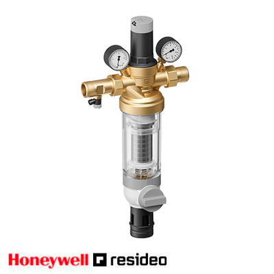 Комбинированный фильтр Resideo HS10S-3/4LFZS 100 мкм | 30°C | без крана (Honeywell HS10S-3/4LFZS)
