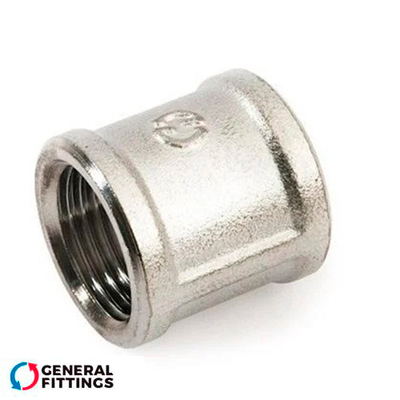 Муфта латунная никелированная General Fittings 1" (260046N101000A)