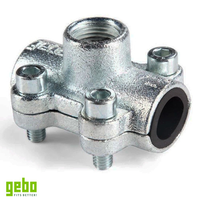 Врізка в трубу Gebo ANB 21,3 мм (1/2") х 1/2", Dn15 (01.261.28.0101)