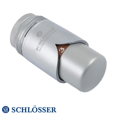 Термостатическая головка Schlösser Brillant SH M30x1,5 | 8-30°С | сатин (600200004)