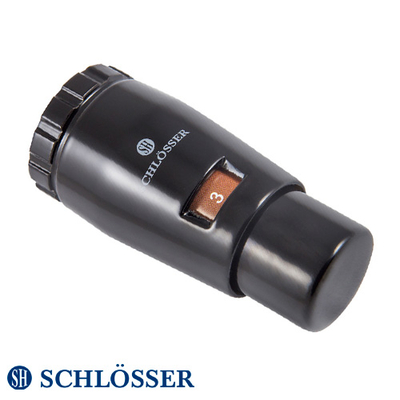Термостатическая головка Schlösser MINI M30х1,5 | 8-30°С | черная матовая (601100047R90051)