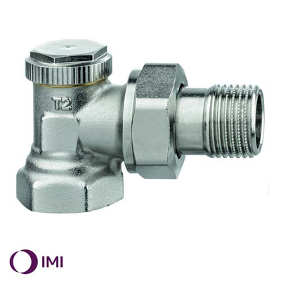 Кран радіаторний кутовий IMI Heimeier Regutec F 1/2" DN15 (0331-02.000)