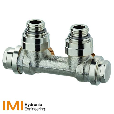 Узел нижнего подключения угловой IMI Heimeier Vekotec Eclipse Rp1/2" x G3/4" (0571-50.000)