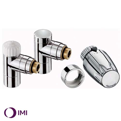 Design-Edition Комплект IMI Heimeier угловой хромированный
