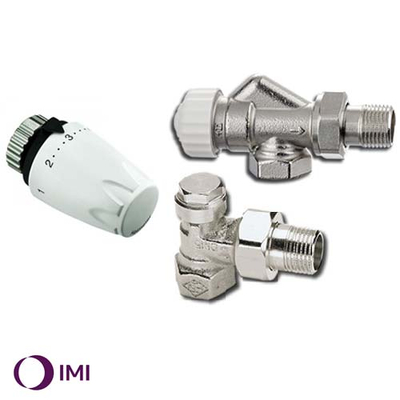 Комплект бокового подкл. радиатора IMI Heimeier DXCAXR15 осевой