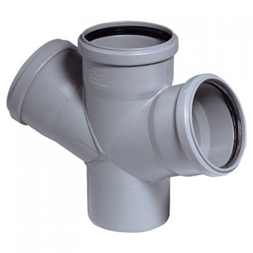 Крестовина канализационная Ostendorf HT внутренняя 67° 75/75/75 мм