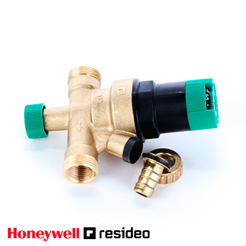 Подпиточный клапан Resideo Braukmann VF06-1/2A со штуцером под шланг (Honeywell VF06-1/2A)