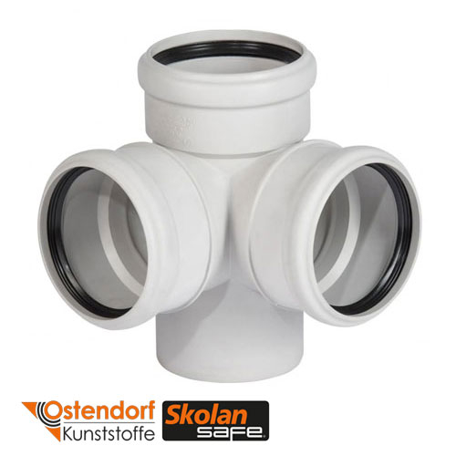 Хрестовина двоплощинна 87° Ostendorf Skolan 110/110/110 мм