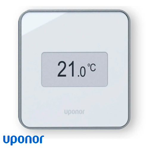 Терморегулятор для теплого пола Uponor Smatrix Wave T-169 Style, c датчиком D+RH, белый (1087816)