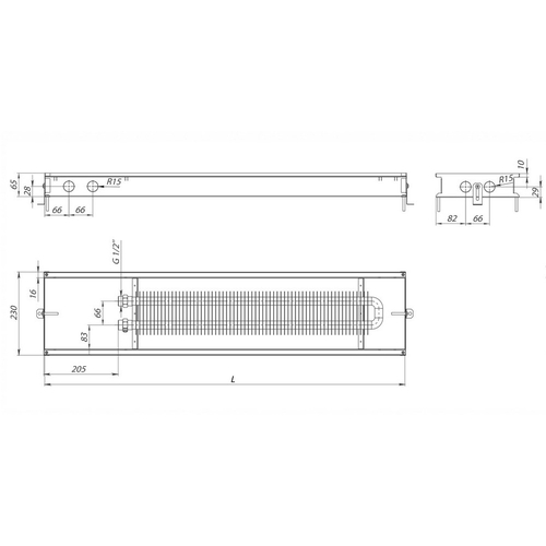 Carrera M Inox 230х3000х65