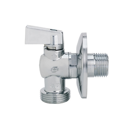 Кран кульовий сантехнічний FIV 1/2"-1/2" ПН для пральної машини, хром (7700C025)