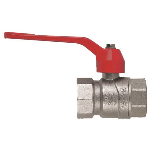 Кран шаровый FIV Perfecta 1/2" ВВ (ручка красная)