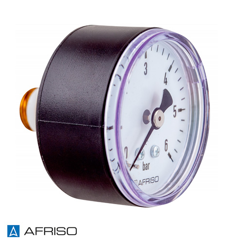 Манометр AFRISO тип RF 63 AX 0-6 бар | 1/4" | к.т. 2,5 (63538)
