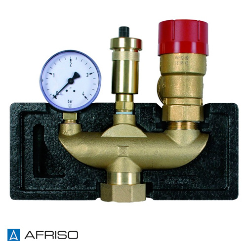 Група безпеки котла в ізоляції Afriso WHK4 200 кВт