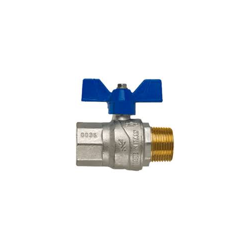 Кран кульовий FIV Evolution 1/2" ВН (метелик синій)