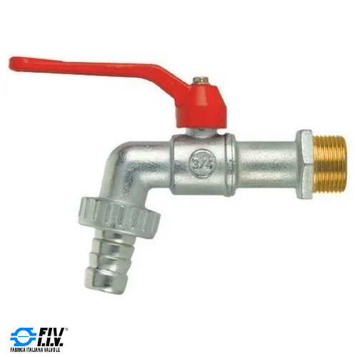 Кран кульовий для поливу FIV Garden 3/4"-1" (8003036)