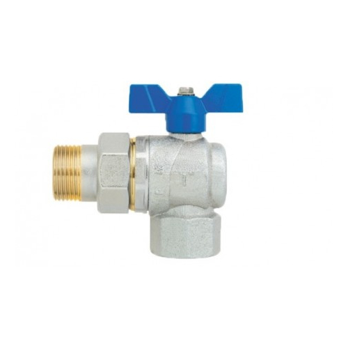 Кран шаровый угловой с американкой 3/4" FIV Evolution Ду 20 (6774R080)