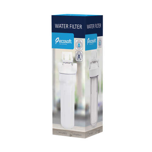 Колба фильтр для очистки воды Ecosoft 3/4" | 30 бар | slim (FPV34PECO)