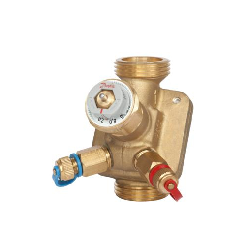 Danfoss AB-QM 15LF Автоматический комбинированный балансировочный клапан G3/4" | 55-275 л/ч | с ниппелями (003Z1262)