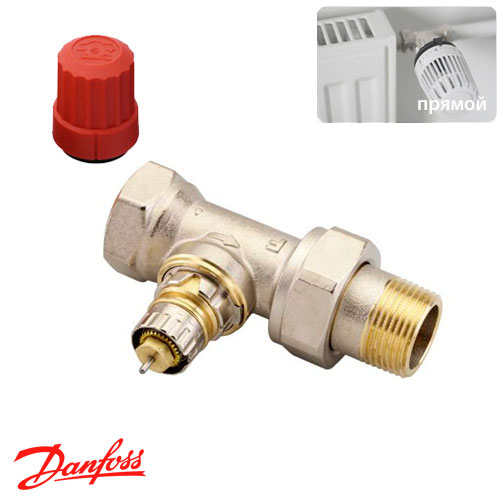 Термостатичний клапан Danfoss RA-N 1/2" Ду15 прямий (013G0014)