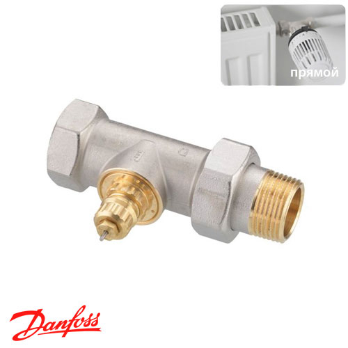 Кран радиаторный прямой Danfoss RA-G 1" Ду25 (013G1679)