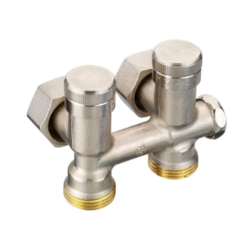 Вузол нижнього підключення кутовий Danfoss RLV-K G3/4A запірний (003L0283)