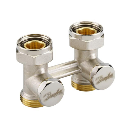 Вузол нижнього підключення прямий Danfoss RLV-KS G3/4A запірний (003L0221)