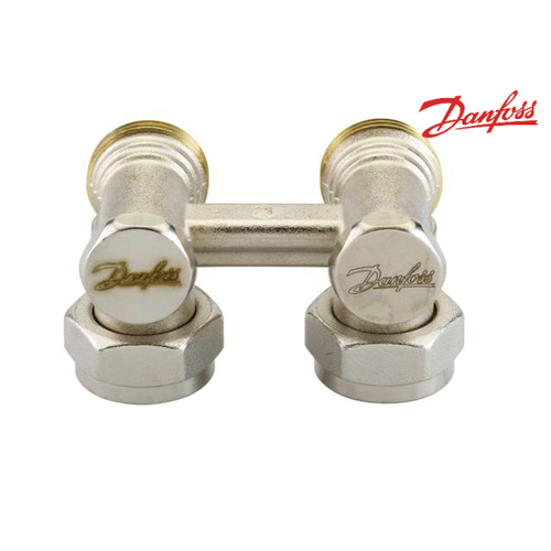 Вузол нижнього підключення кутовий Danfoss RLV-KS G3/4A запірний (003L0223)