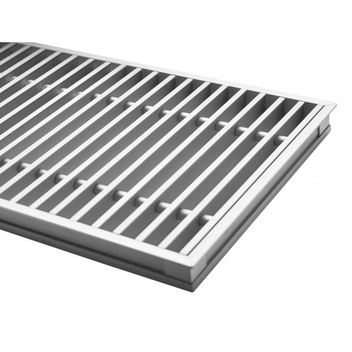 Комплект Carrera S 380х1750 решетка поперечная алюминиевая + рамка ZN