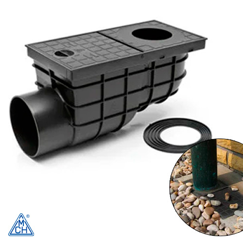 Дождеприемник пластиковый MCH 325 G чёрный (375 л/мин)