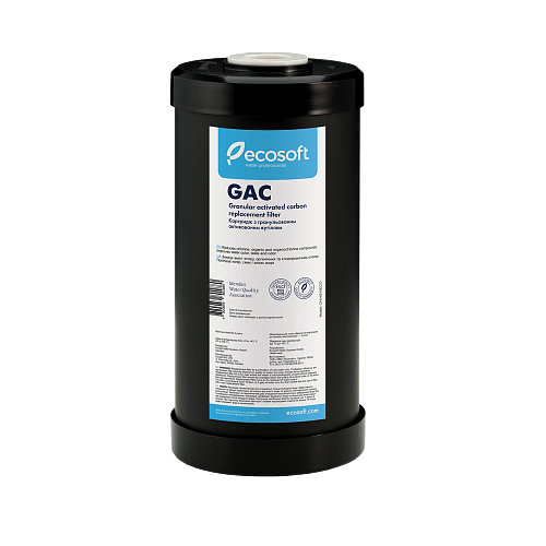 Картридж с гранулированным активированным углем Ecosoft 4,5"х10" от хлора (CHV4510ECO)