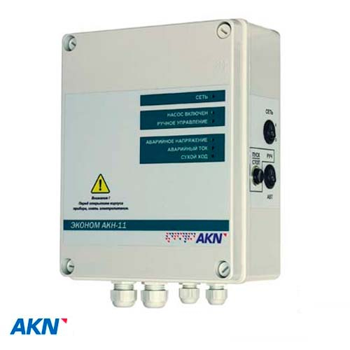Пульт управления глубинным насосом Эконом АКН-11-1.1 однофазный, до 1.1 кВт