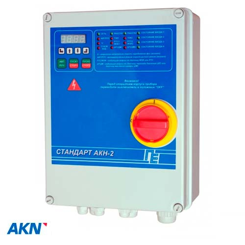 Пульт управления Стандарт АКН-2-1,1 | для трехфазных насосов | до 1,1 кВт