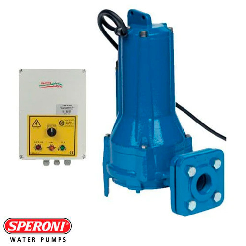 Канализационный насос с режущим механизмом Speroni CUTTY 150 + пульт (101291400)