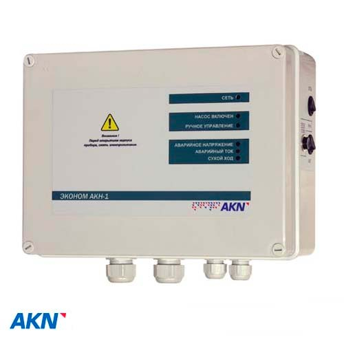 Пульт управления глубинным насосом Эконом АКН-1-4.0 трехфазный, до 4 кВт