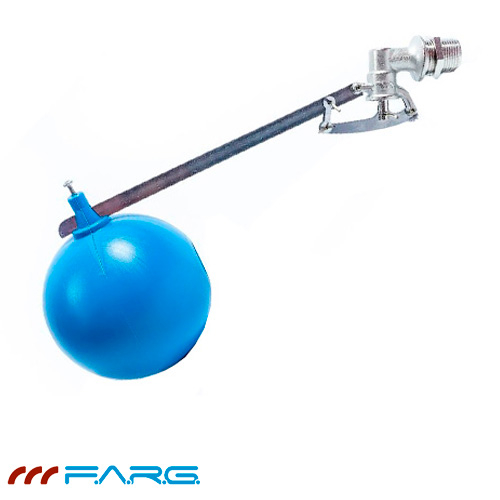 Клапан поплавковый F.A.R.G стандартный 1 1/2", шток 500 мм, поплавок 220 мм