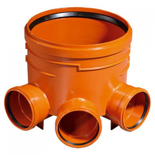 Днище колодца Ostendorf 400/110 | 3 вх / 1 вых