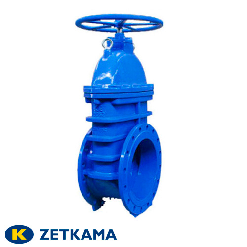 Задвижка с обрезиненным клином Zetkama 111D DN 600 PN 16