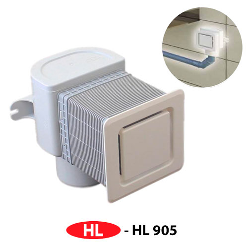 Воздушный клапан HL905 DN 50/75 (для скрытого монтажа)