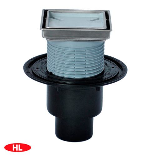 Трап для внутренних помещений HL310NPr-3020 DN50/75/110 с сухим сифоном "Primus" 132х132мм