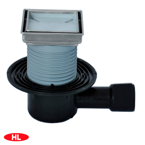 Трап для внутренних помещений HL510NPr-3020 DN40/50 с сухим сифоном "Primus" 132х132мм