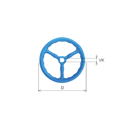 Штурвал для вентилей и заслонок DN 100 Hawle 7800
