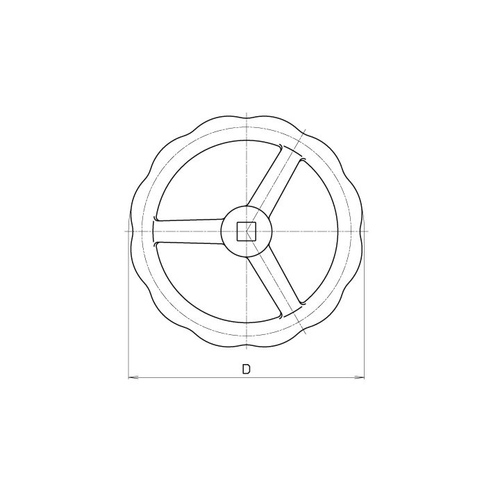 Штурвал для вентилей и заслонок DN 100 Hawle 7800