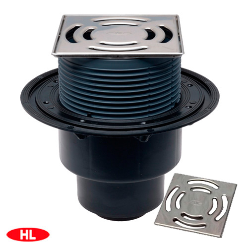 Трап для внутренних помещений HL3100 DN 50/75/110 145х145мм
