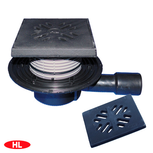 Трап для технических помещений HL510NG DN40/50 150х150мм