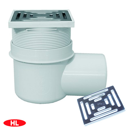 Трап для подвальных помещений HL72N DN110 150х150мм