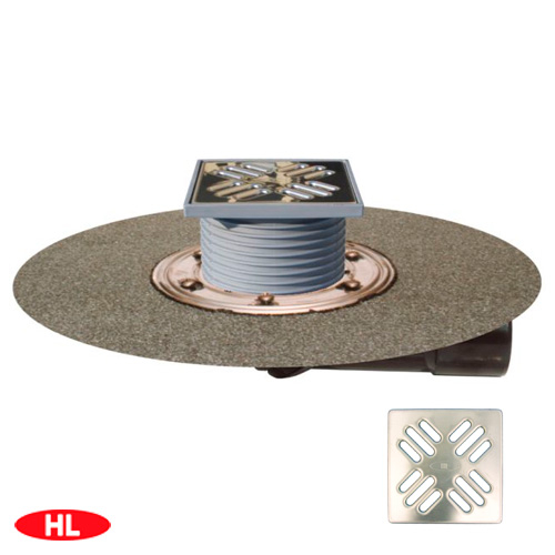 Трап для внутренних помещений HL80.1H DN50/75 123х123мм